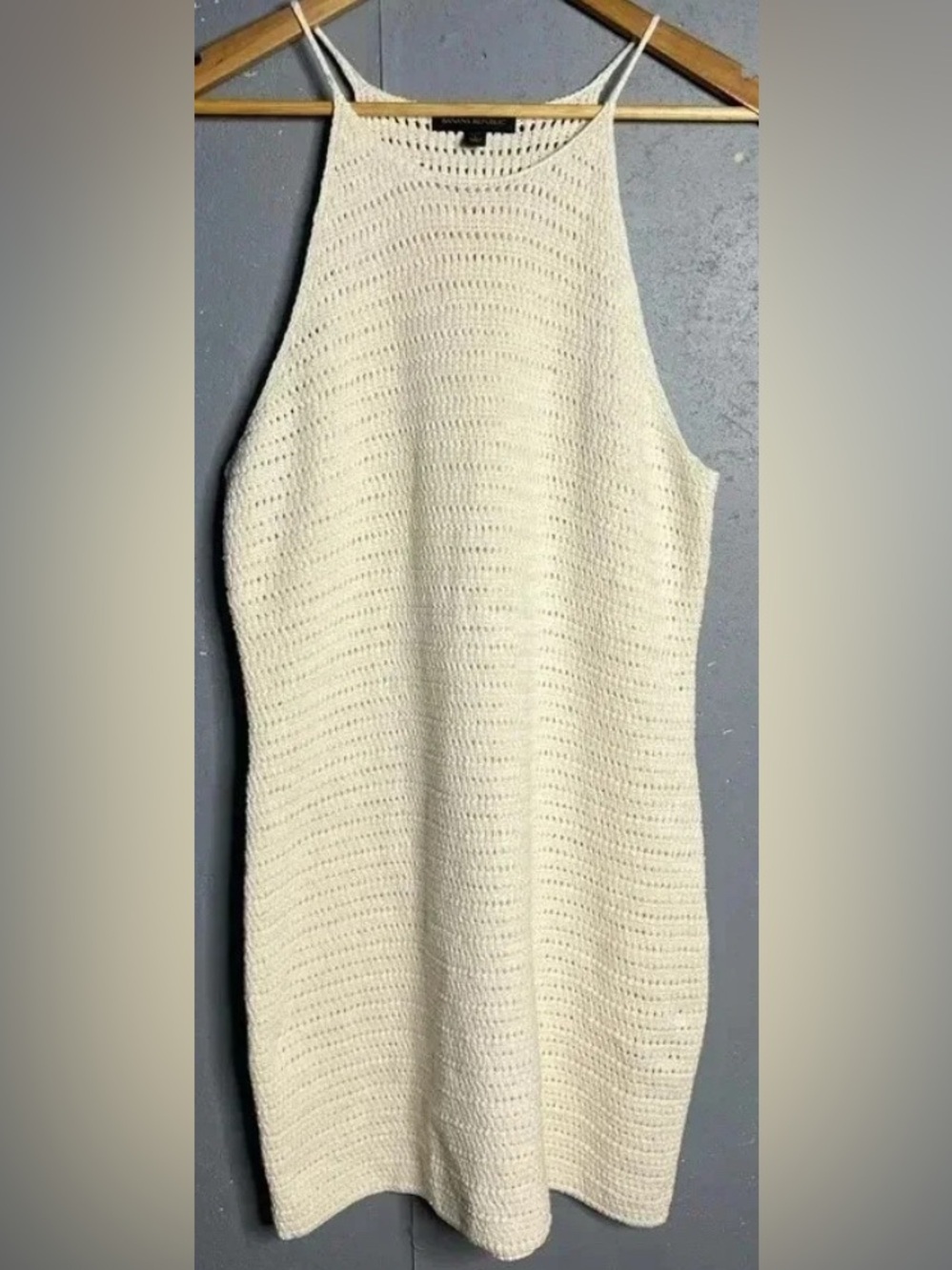 Banana Republic NWOT crochet dress.  Size Large Petite - Picture 2 of 10